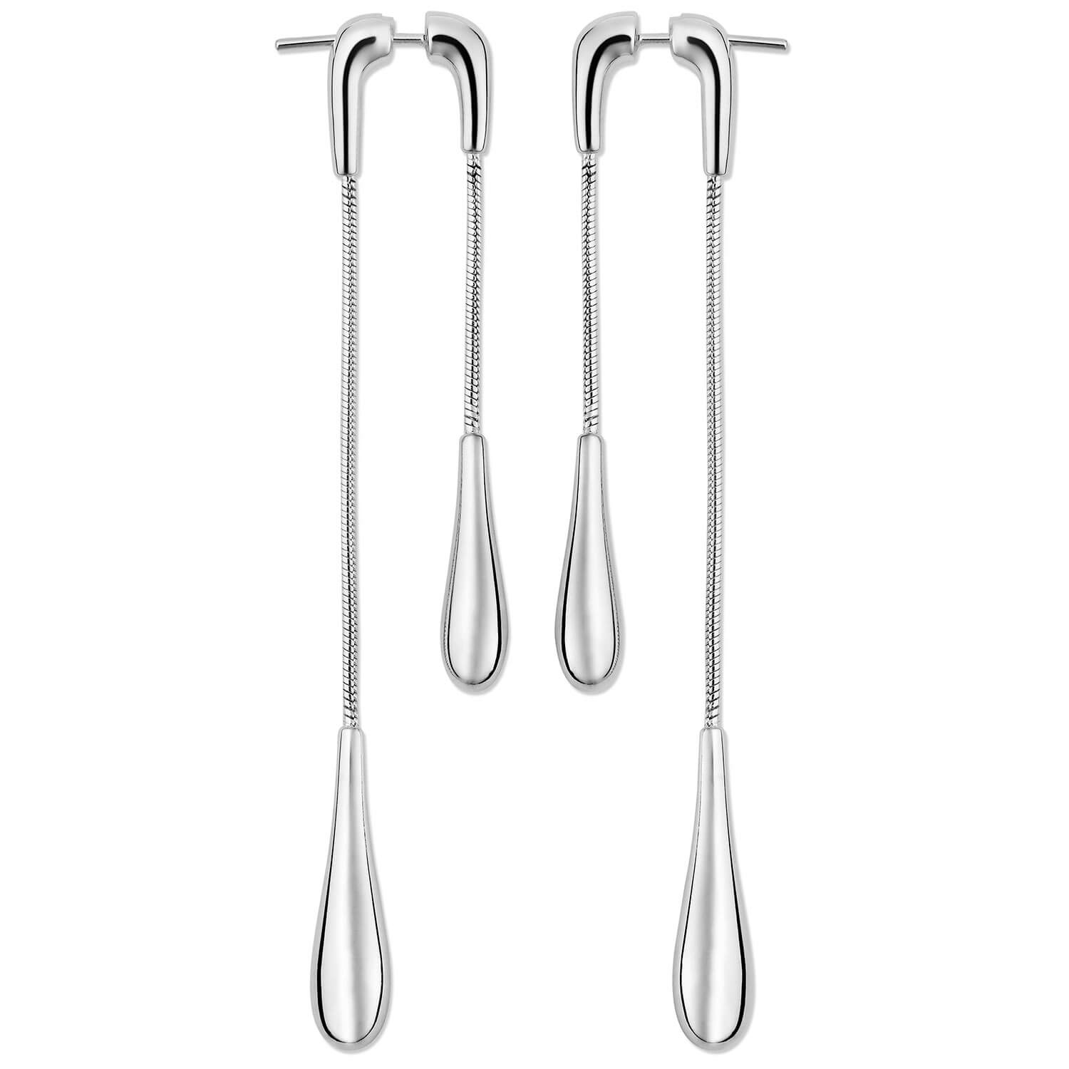 Sterling Silver Double Drop Earrings