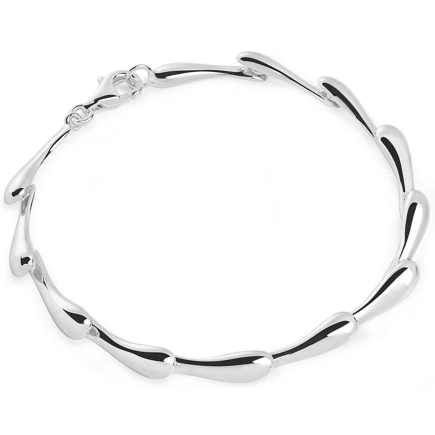 Sterling Silver Fine Drop Bracelet