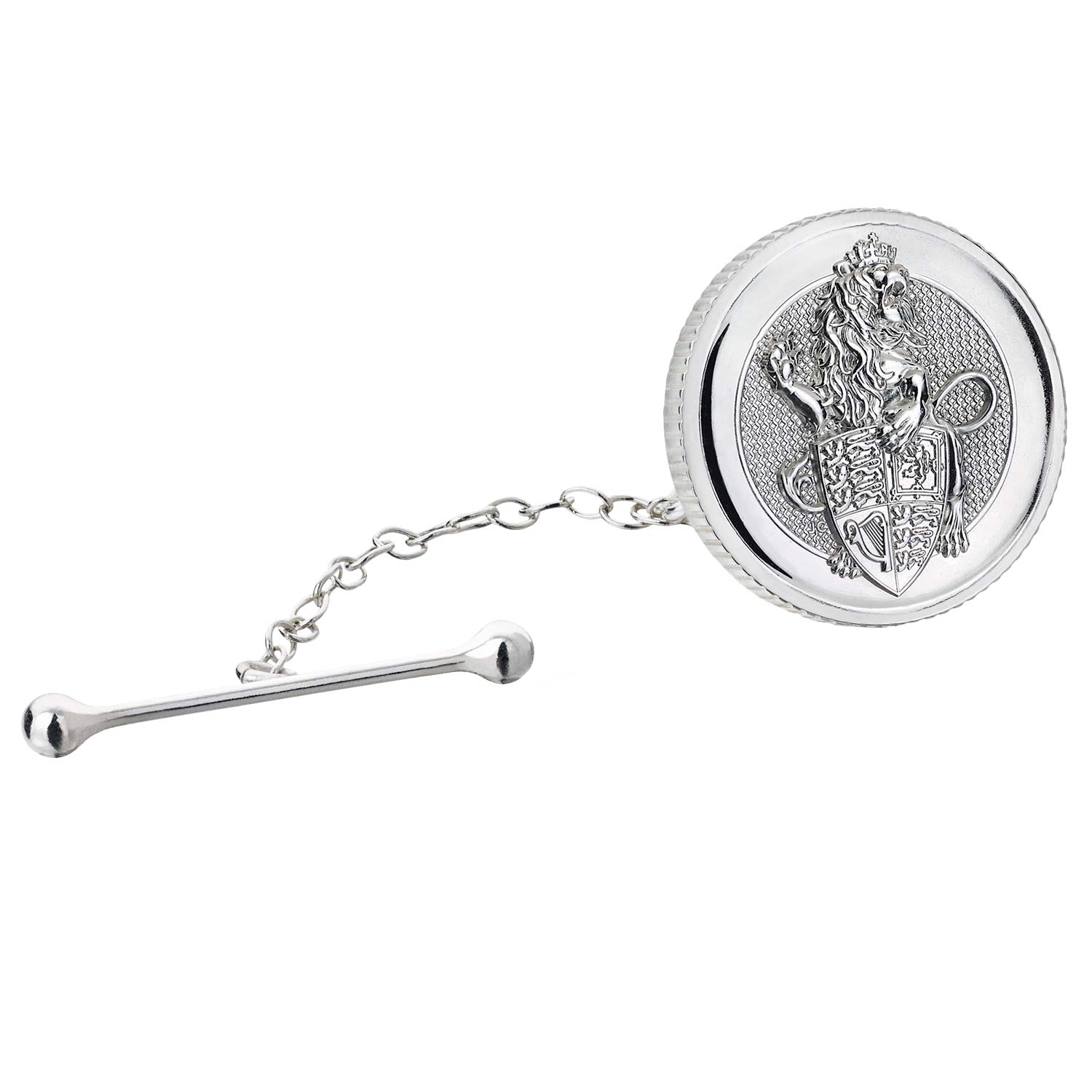Sterling Silver Queen's Beasts Lion of England Tie Pin