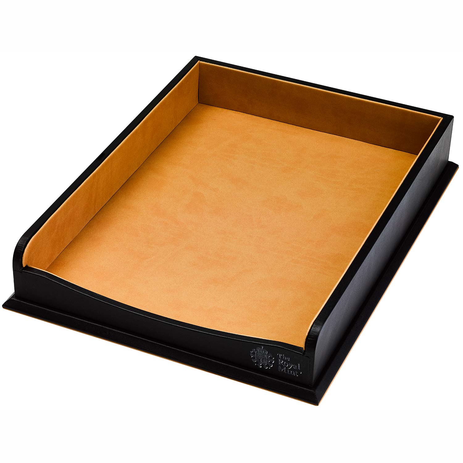 Coin Collector's Leather Paper Tray