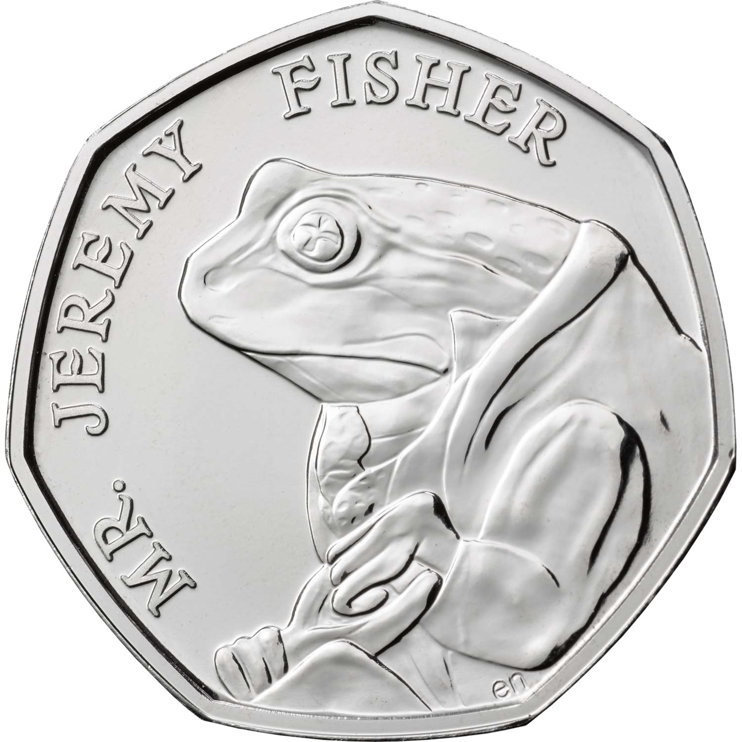 2017 Elizabeth II 'Beatrix Potter - Mr. Jeremy Fisher' 50p Coin