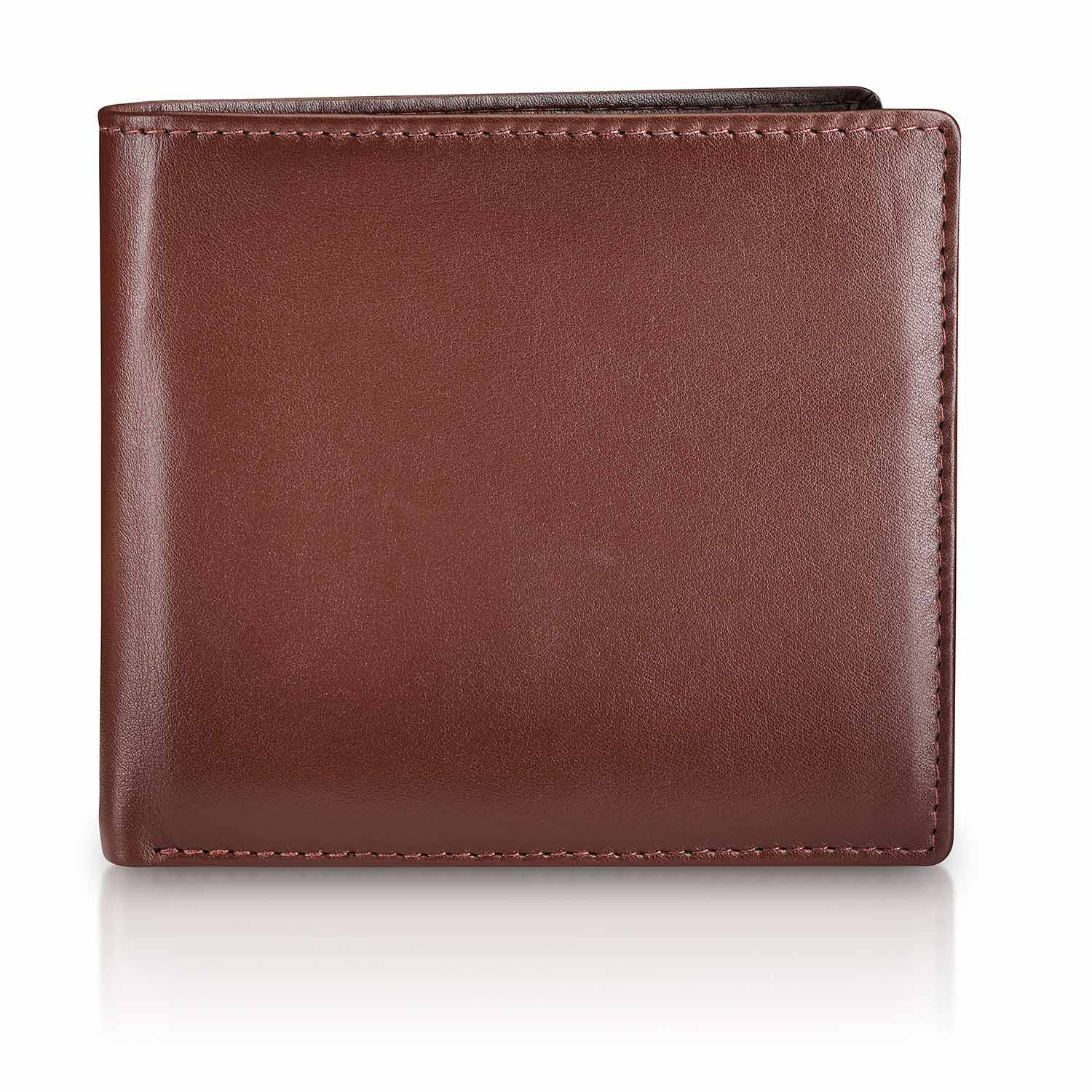 Sovereign English Tan Slimline Bi-Fold Leather Wallet