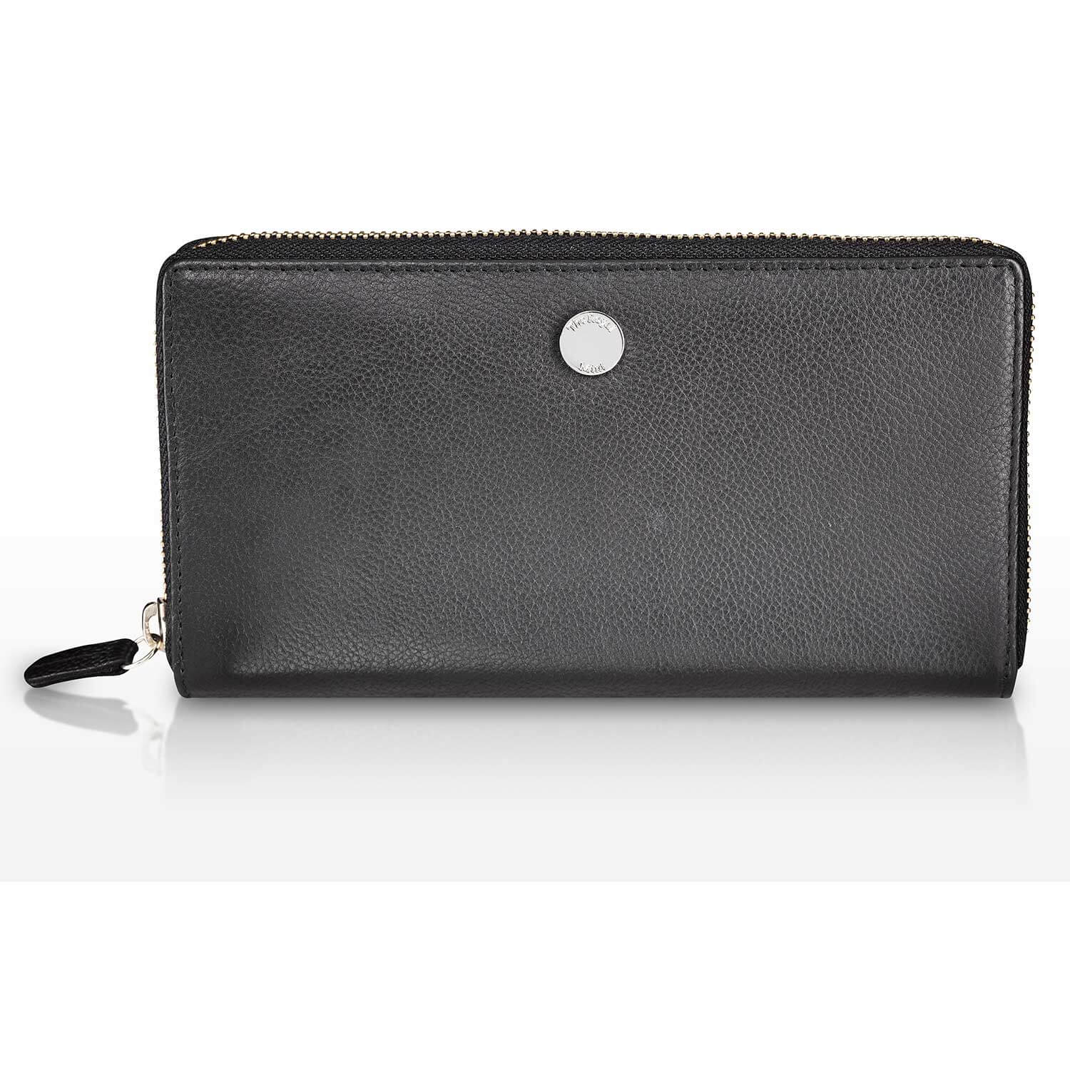 Women’s Zip Around Black Purse