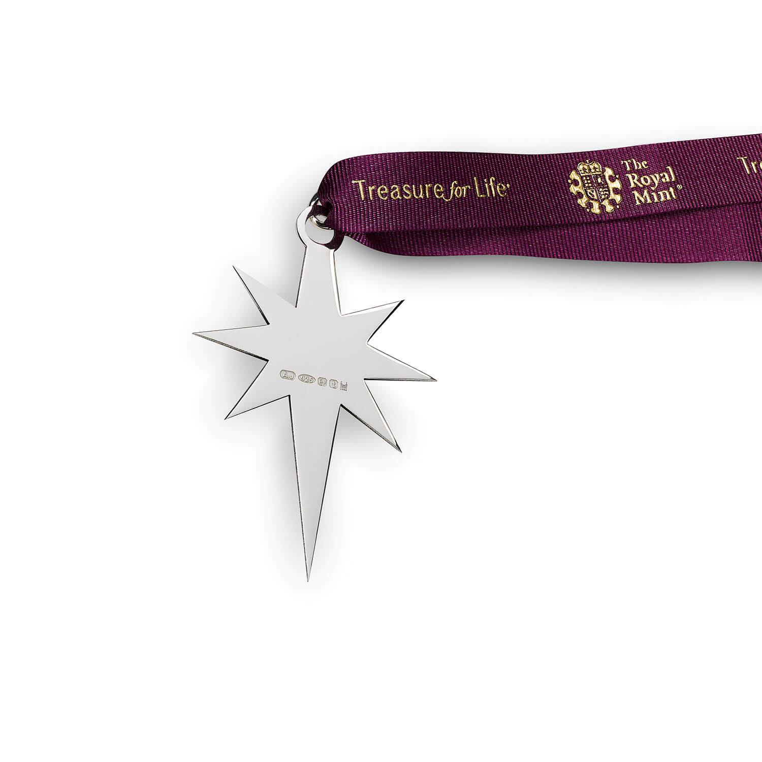Sterling Silver Star Christmas Decoration
