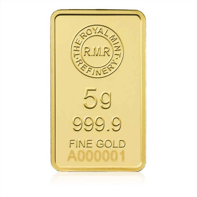5g Gold Bar Minted