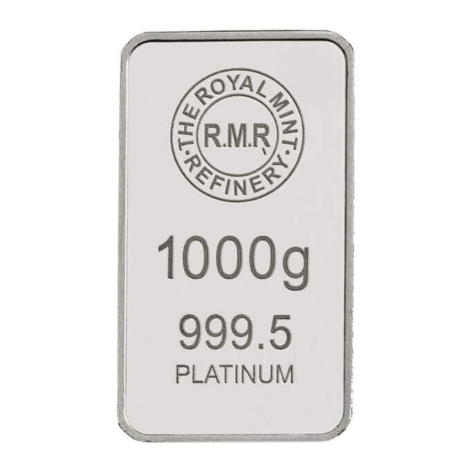 1kg Platinum Bar Minted