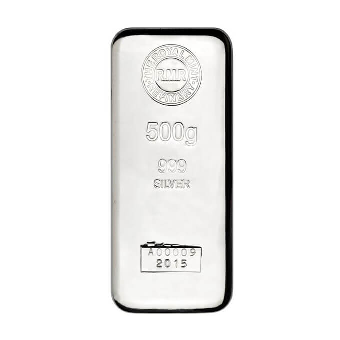 500g Silver Bar Cast