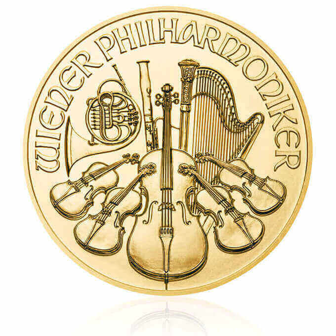 Austrian Philharmonic 2017 Gold One Ounce Coin