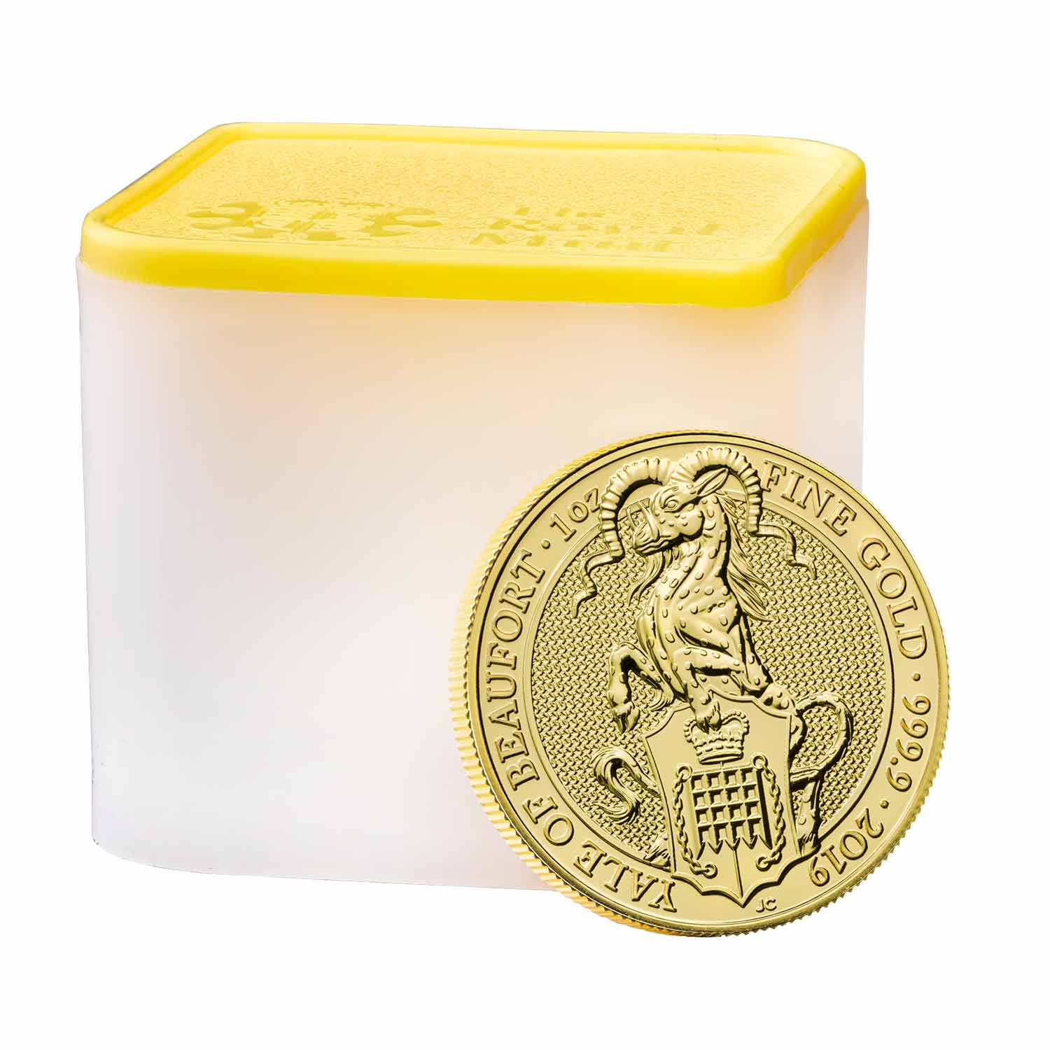 The Queen's Beasts 2019 The Yale 1 oz Gold Bullion Ten Coin Tube