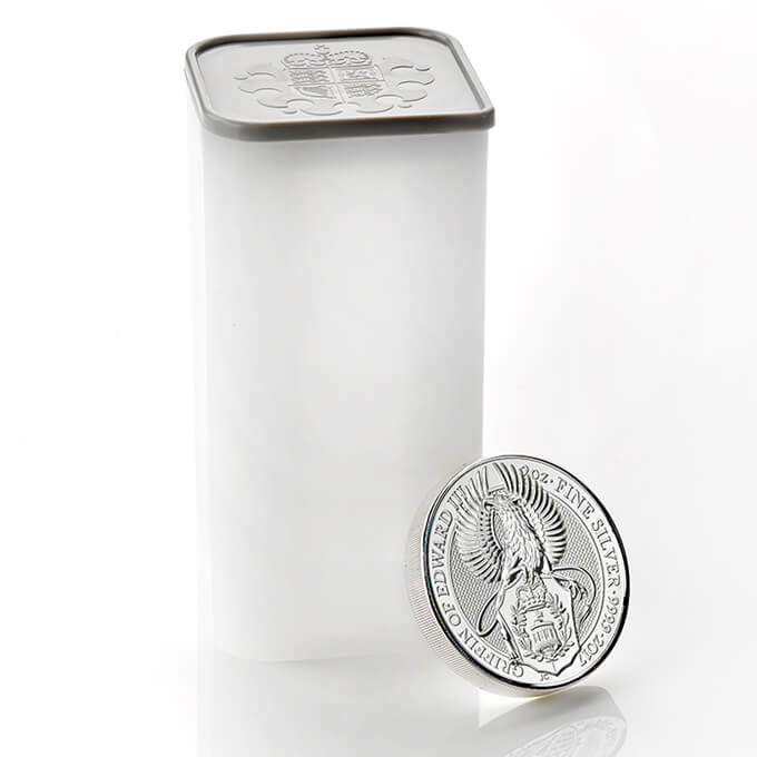 The Queen's Beasts 2017 - The Griffin Two Ounce Silver Bullion Ten Coin Tube