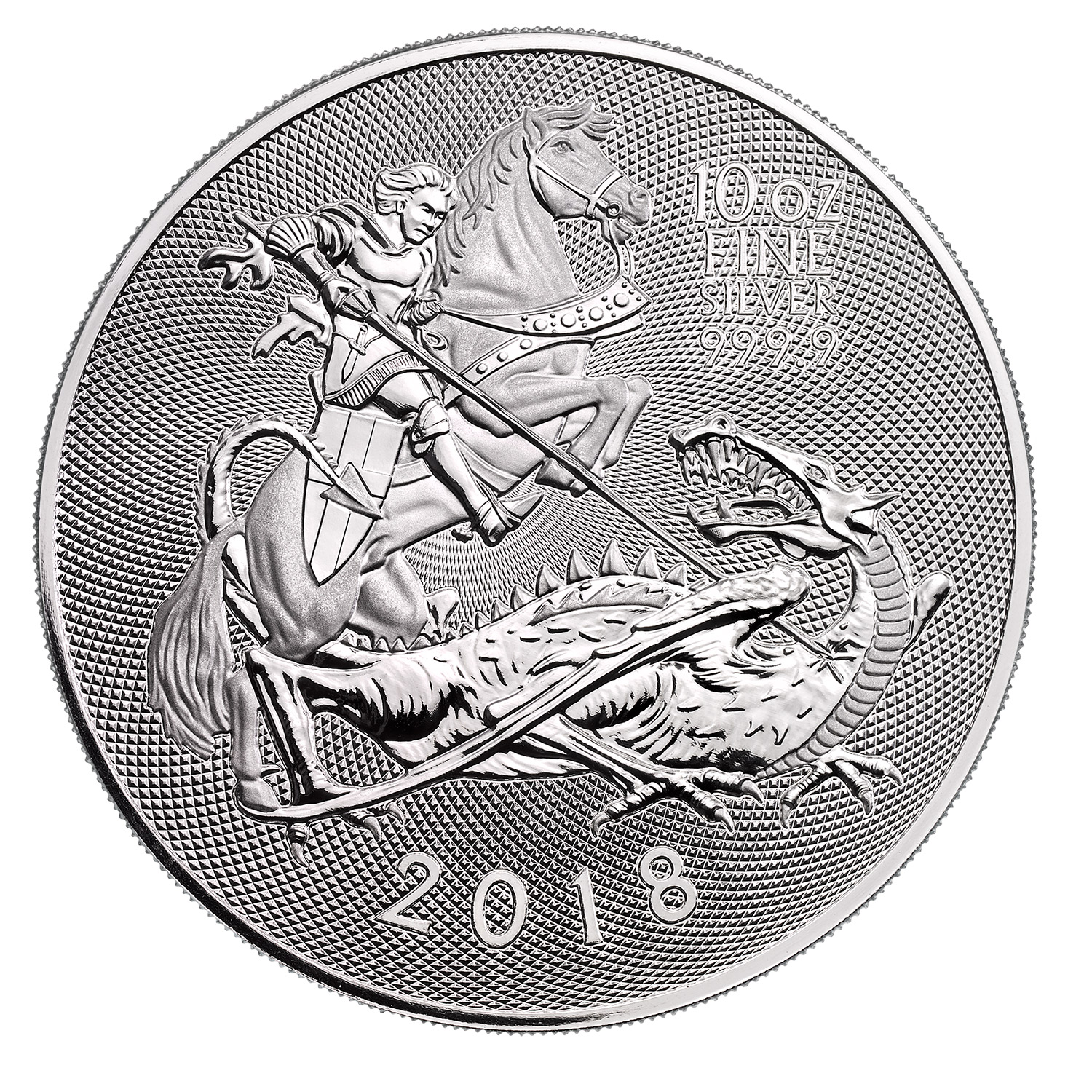 The Valiant 2018 10 oz Silver Bullion Coin
