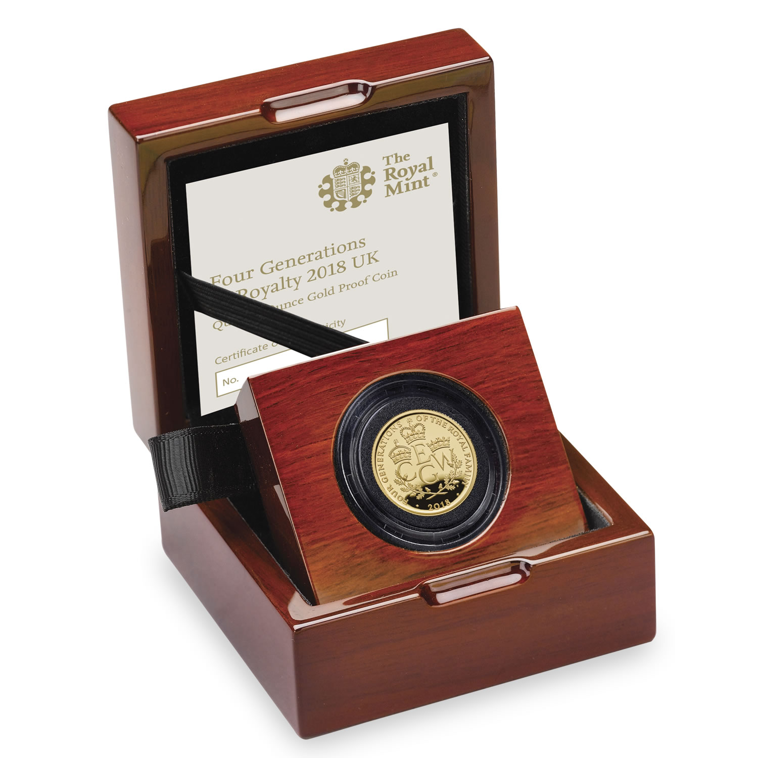 Four Generations of Royalty 2018 UK Gold Quarter-Ounce Coin