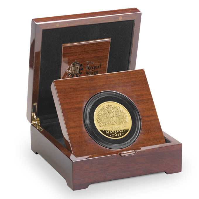 Platinum Wedding 2017 UK Five-Ounce Gold Proof Coin