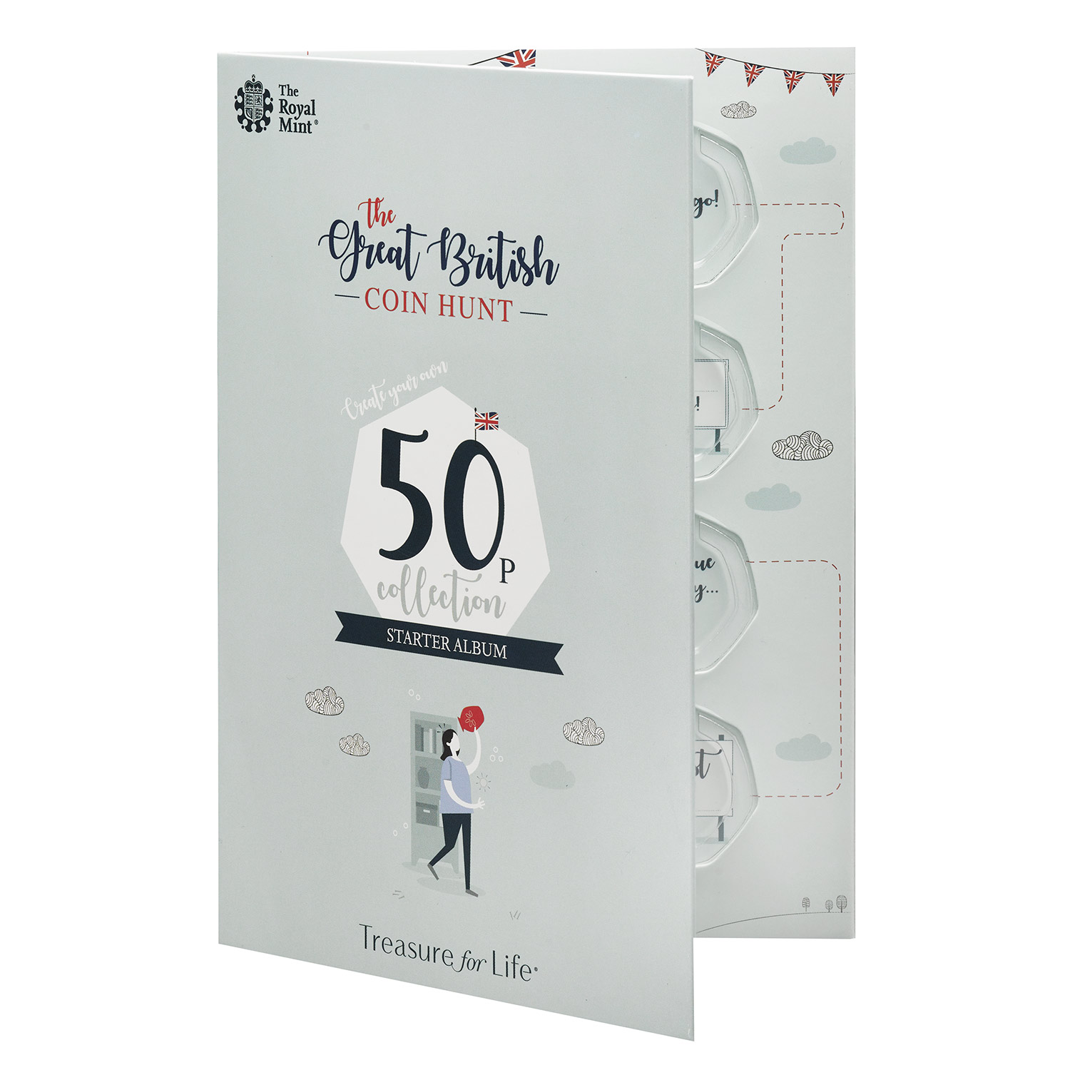 The Great British Coin Hunt 50p Album - Starter Collector Album