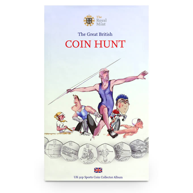 UK 50p Sports Edition Coin Collector Album