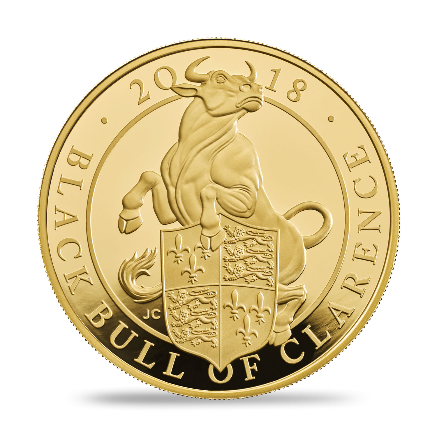 The Black Bull of Clarence 2018 UK Five-Ounce Gold Proof Coin