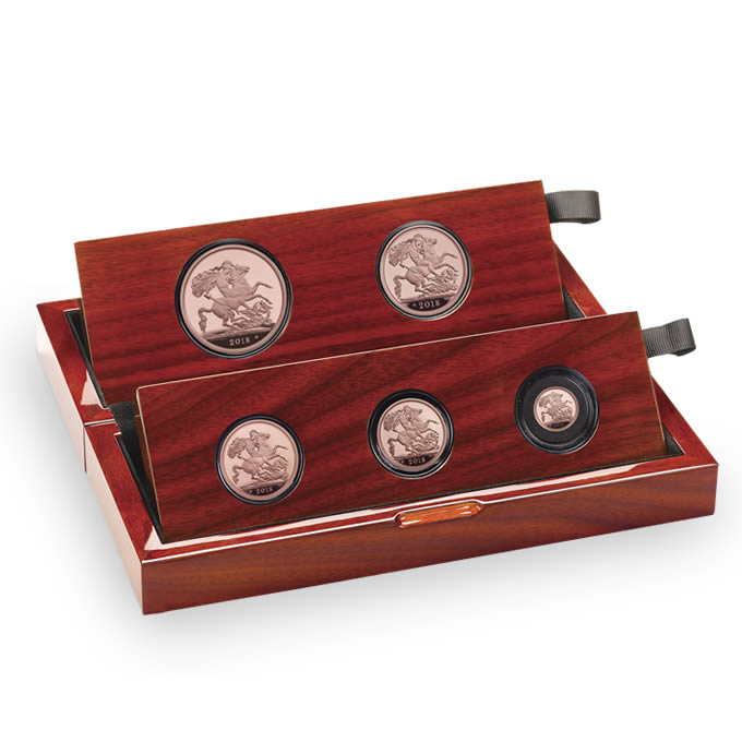 The Sovereign 2018 5-Coin Gold Proof Set