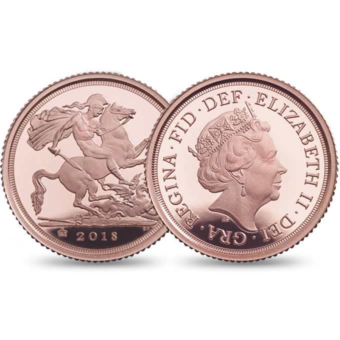 The Quarter-Sovereign 2018 Gold Proof Coin