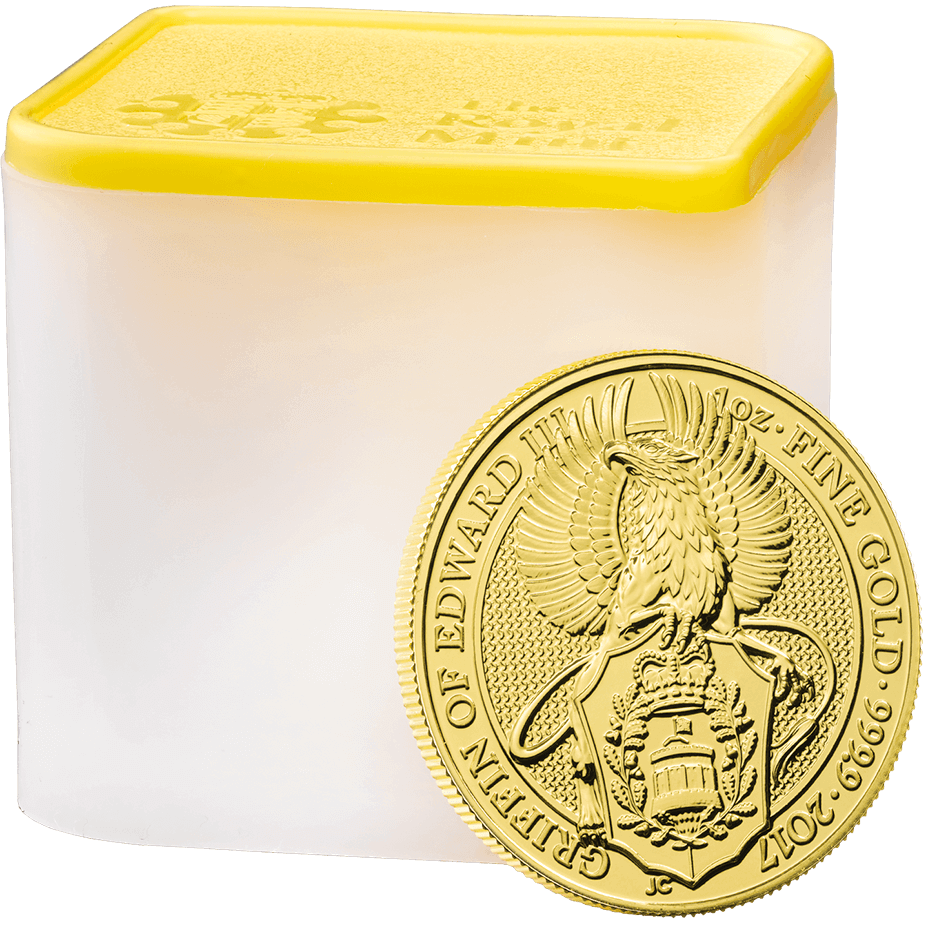 The Queen's Beasts 2017 - The Griffin One Ounce Gold Bullion Ten Coin Tube
