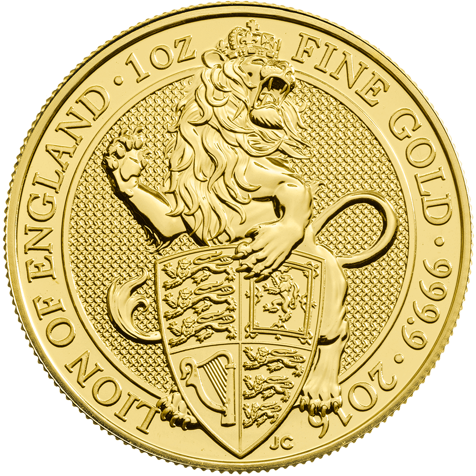 The Queen's Beasts 2016 - The Lion One Ounce Gold Bullion Coin