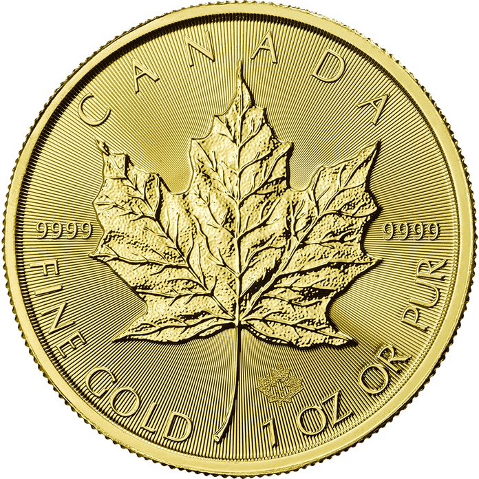 Canadian Maple Leaf 2018 Gold One Ounce Coin