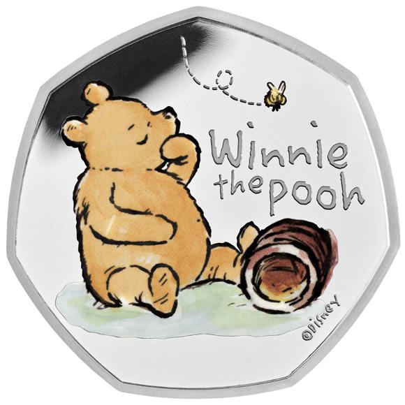 Winnie the Pooh 2020 UK 50p Silver Proof Coin