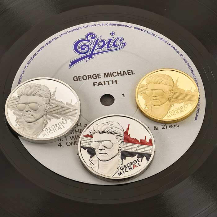 George Michael Takes Centre Stage on Royal Mint Collectable Coin