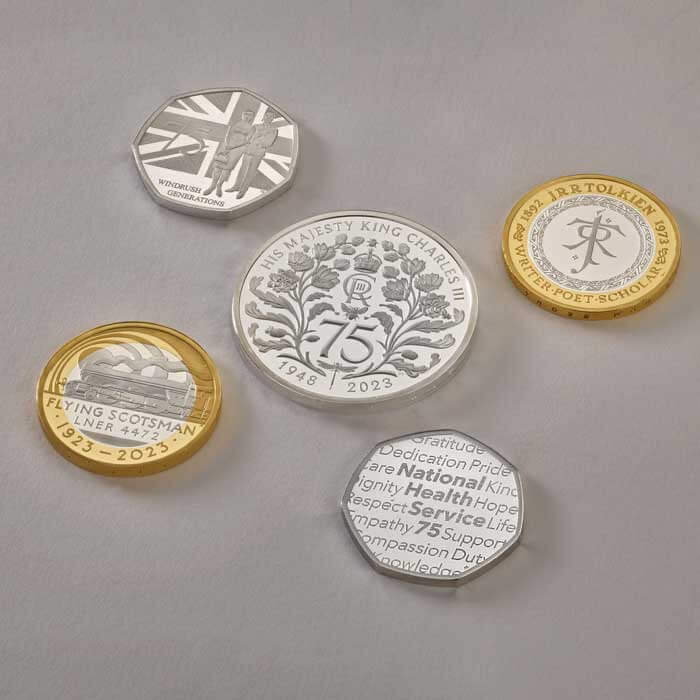 The Royal Mint reveals the first coins of 2023 bearing His Majesty The King’s Official Coinage Portrait