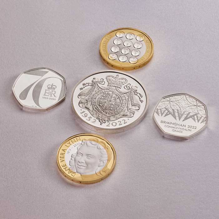 The Royal Mint reveals new coins for 2022 including the Queen’s Platinum Jubilee 50p
