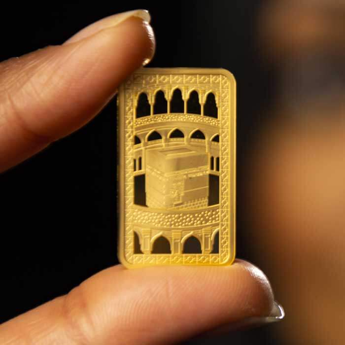 The Royal Mint Launches a Gold Bar for the Islamic Community depicting the Kaaba