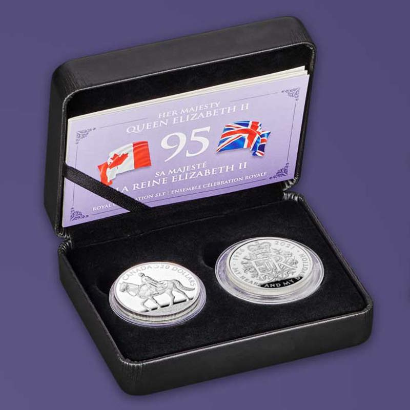 Royal Mint Partner with Canadian Mint to Celebrate The Queen's 95th Birthday