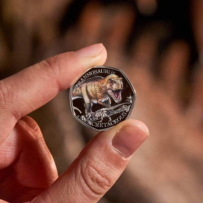 The Royal Mint unveils new 50p coins featuring Iconic Dinosaur Specimens
