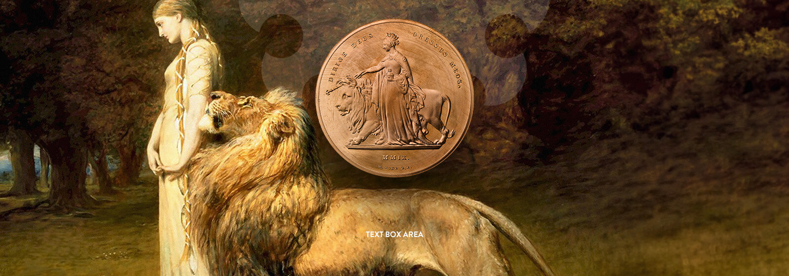 Own Trial Piece Medals of Una and the Lion