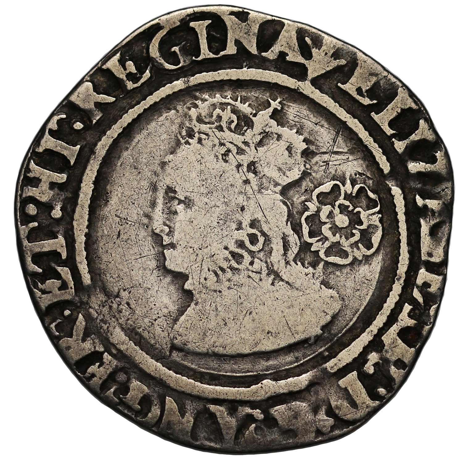 Genuine 1603 Elizabeth I Original Silver Sixpence Certificate of Authenticity and Presentation Box Included