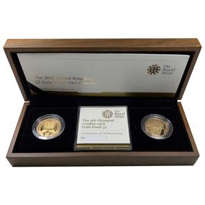 2008 Elizabeth II Olympic Gold Proof £2 - Two coin set