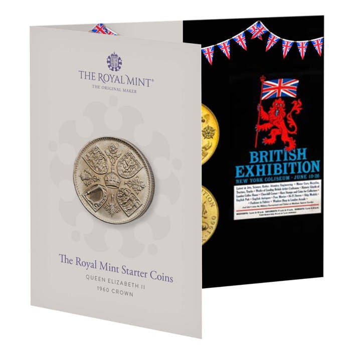 The Royal Mint Starter Coins: 1960 Queen Elizabeth II Crown