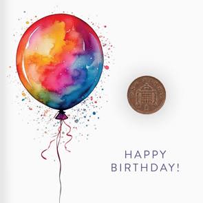Happy 40th Birthday Card and Penny