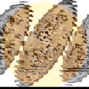 1932 George V Sovereign South Africa Mint Mark