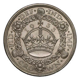 1933 George V Wreath Crown