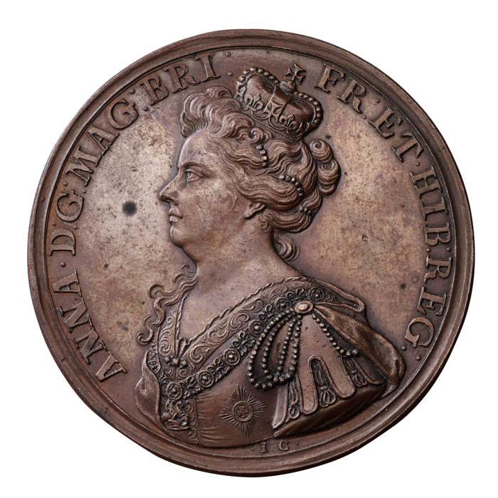 1708 Queen Anne Bronze Medal 