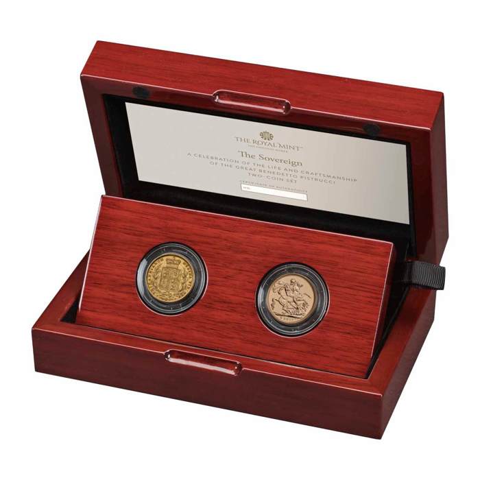 A Celebration of the Life and Craftsmanship of the Great Benedetto Pistrucci Two-Coin Set