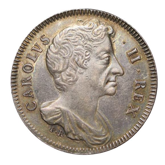 Charles II & Catherine of Braganza Silver Medal 