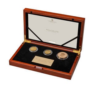 The Three Carolean Kings Gold Three-Coin Set