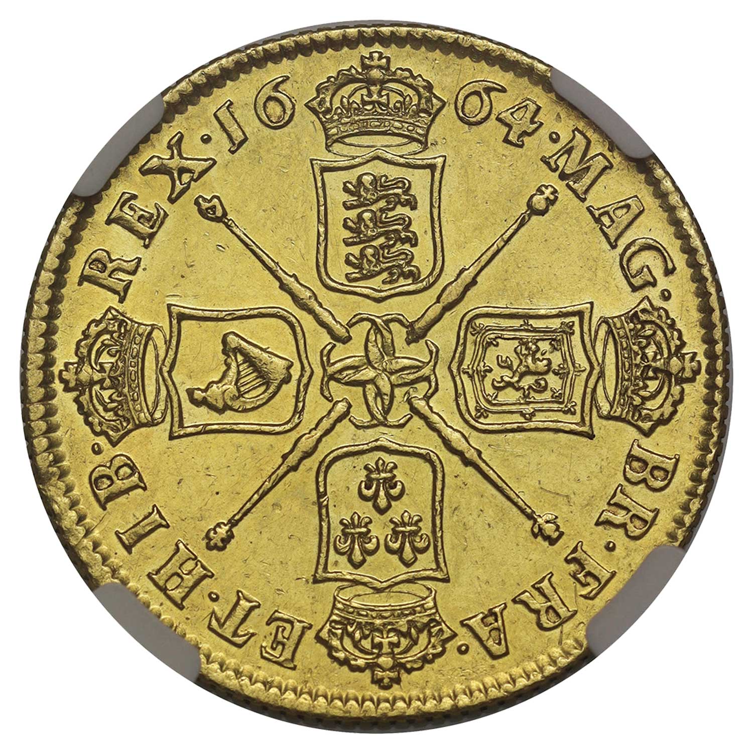 1664 Charles II Gold Two Guineas, Elephant Mint Mark | The Royal Mint
