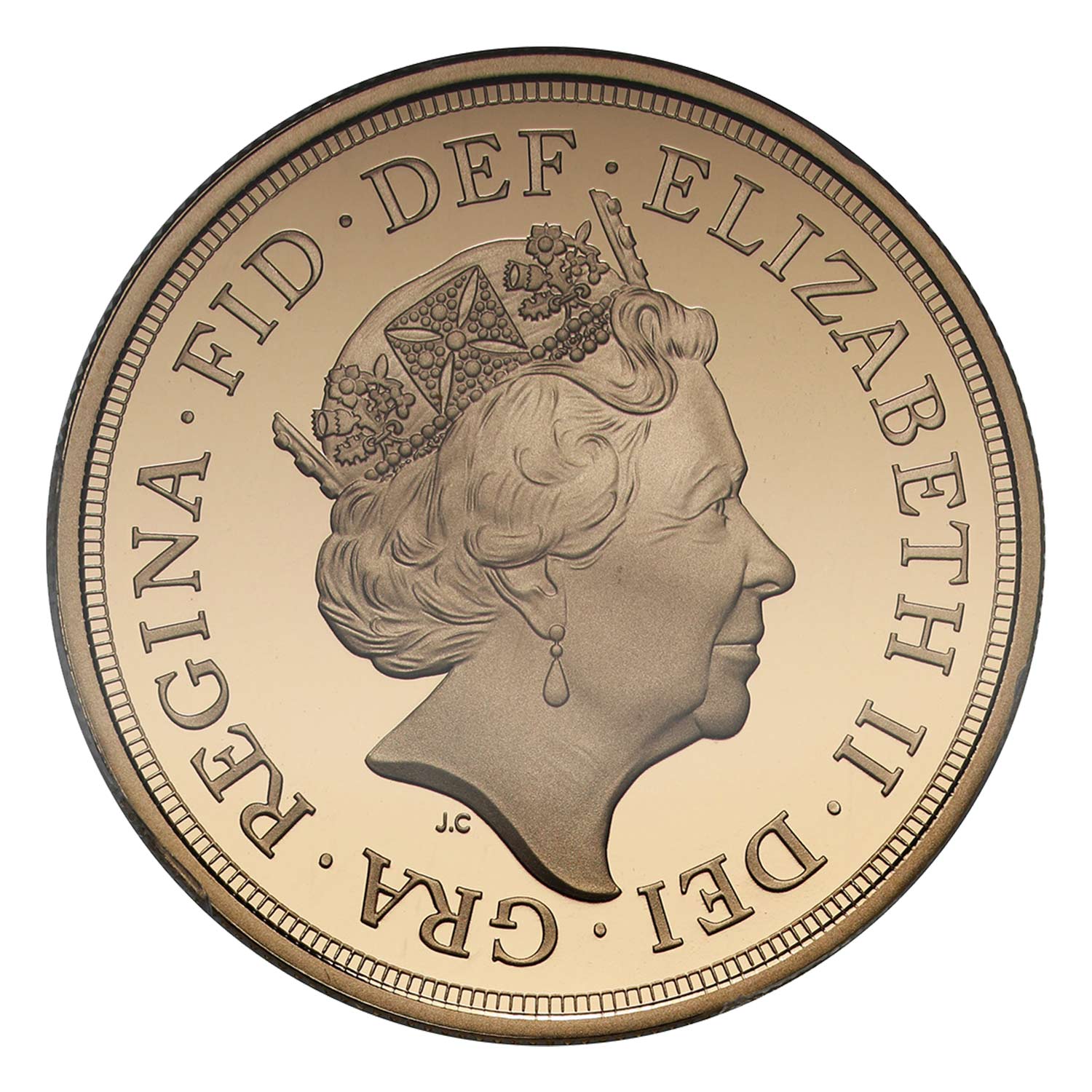 2015 Elizabeth II Proof FivePound Sovereign The Royal Mint