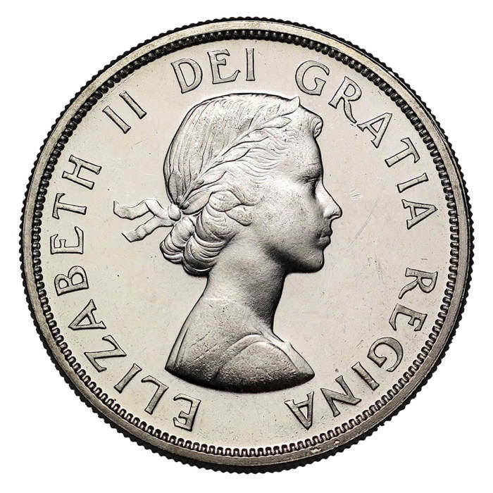 1961 Elizabeth II Silver Canadian Dollar 