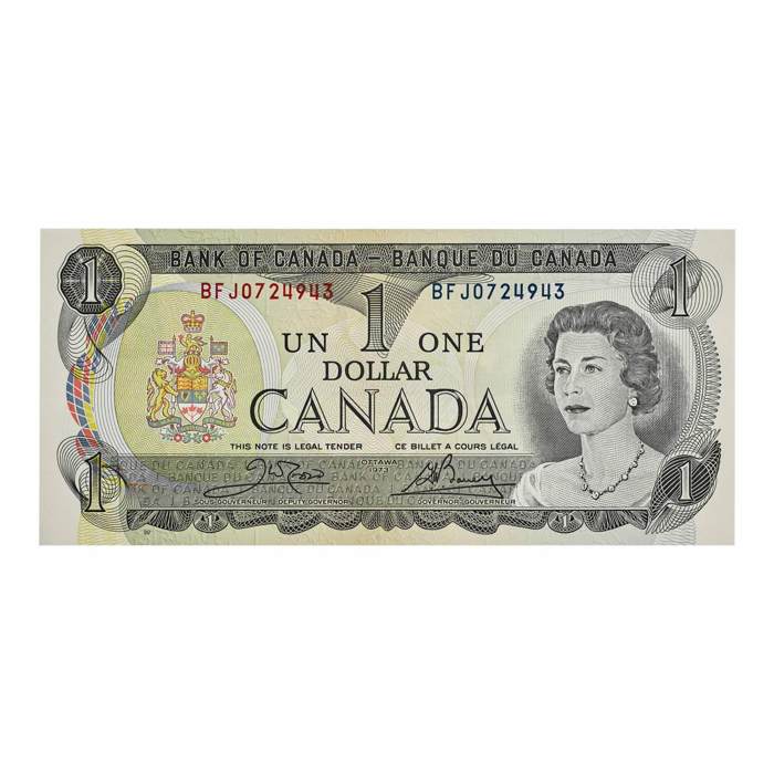 Queen Elizabeth II 1988 Canada $1 Banknote