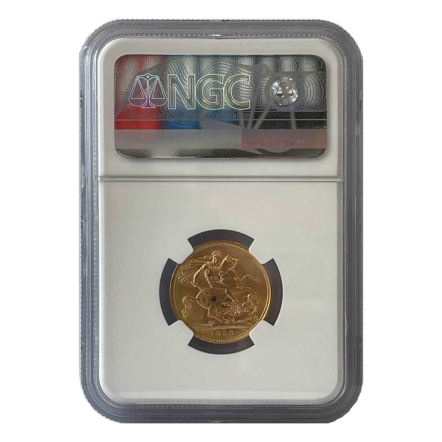 Elizabeth II 1959 Sovereign Graded by NGC as MS63 | The Royal Mint