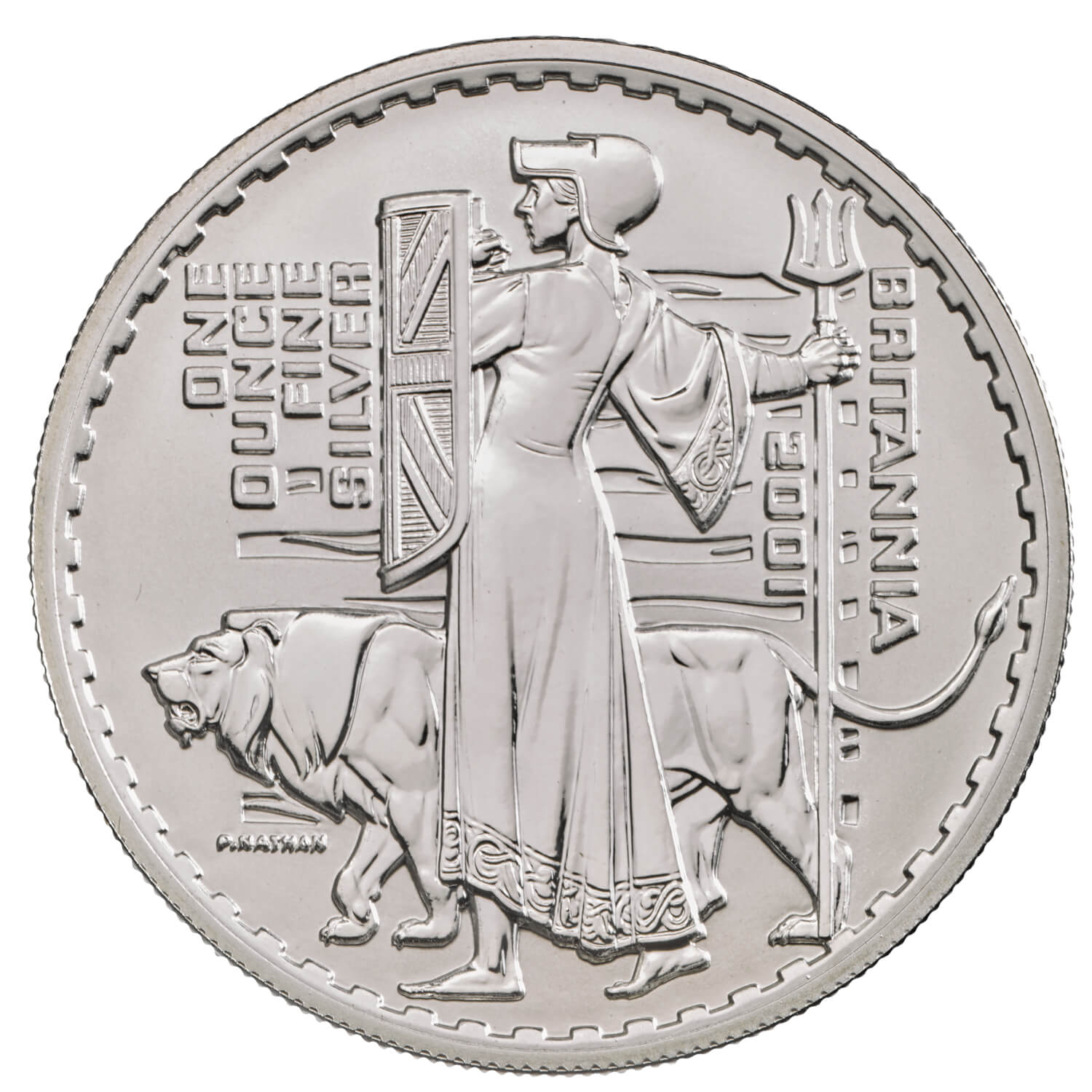 2001年 イギリス ブリタニア シルバープルーフ ROYAL MINT-