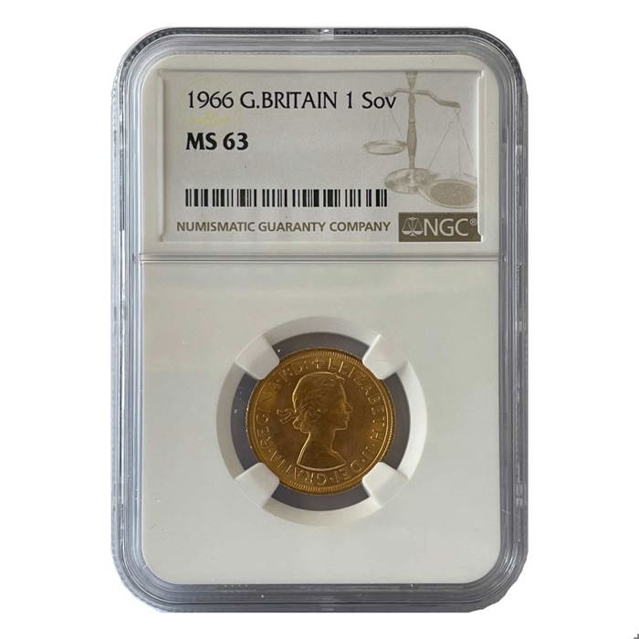 Elizabeth II 1966 Sovereign